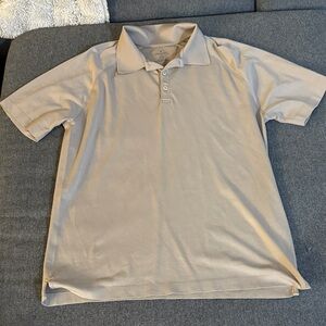 Fabletics Light Tan Polo Shirt